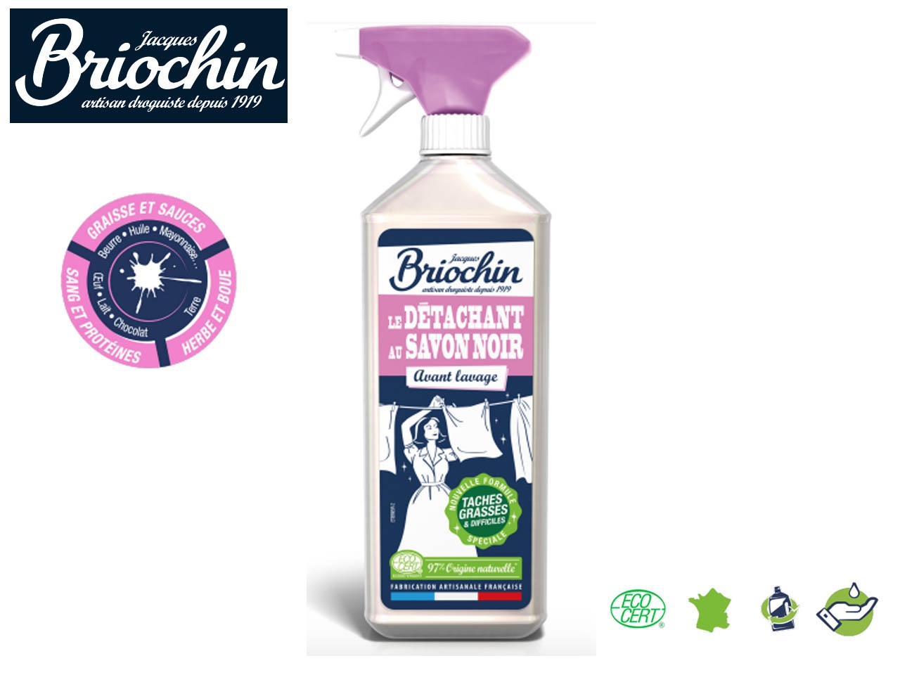 Briochin - Produits ménagers au savon noir - Marques de France