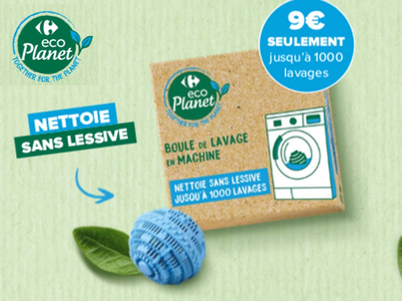 Carrefour lance la première boule de lavage - Faire Savoir Faire