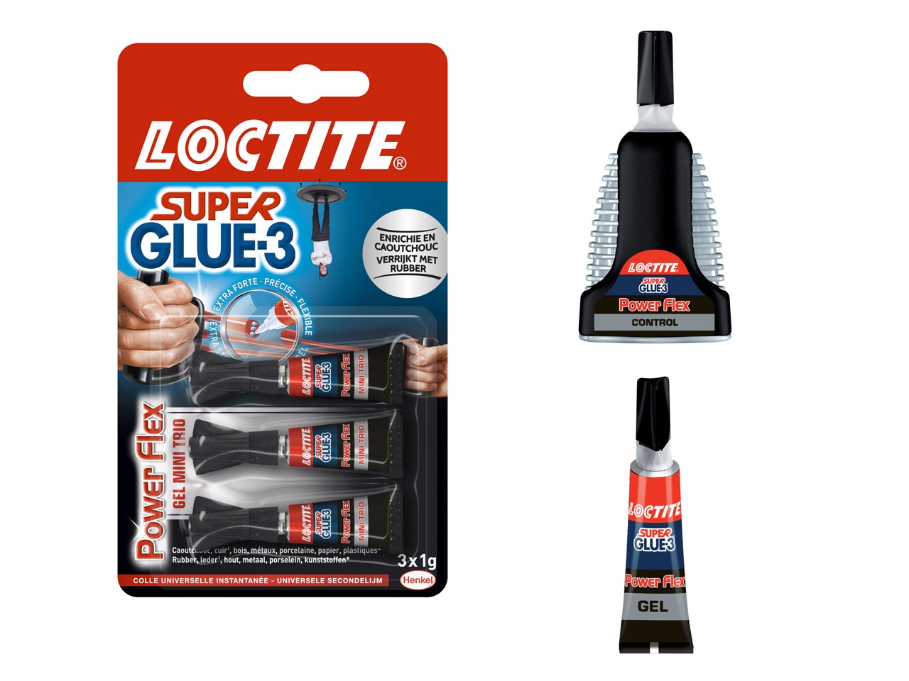 Loctite Super Glue-3 Spécial plastiques, colle forte pour tout