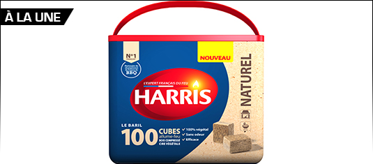 Harris Cubes allume-feu naturel le baril de 100 cubes
