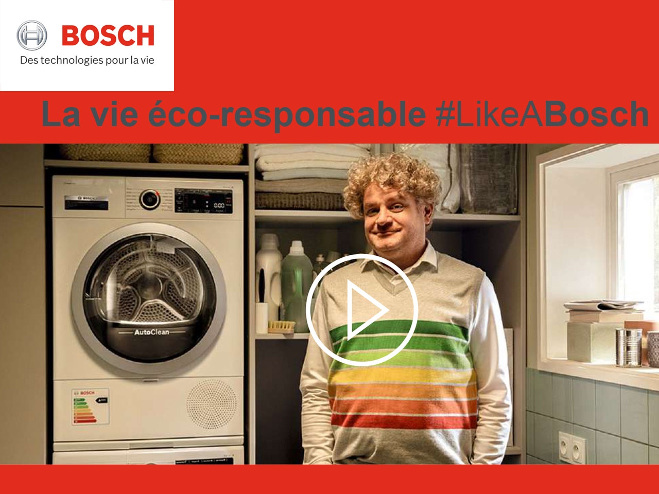 Bosch Electroménager déploie sa nouvelle campagne : #LikeABosch