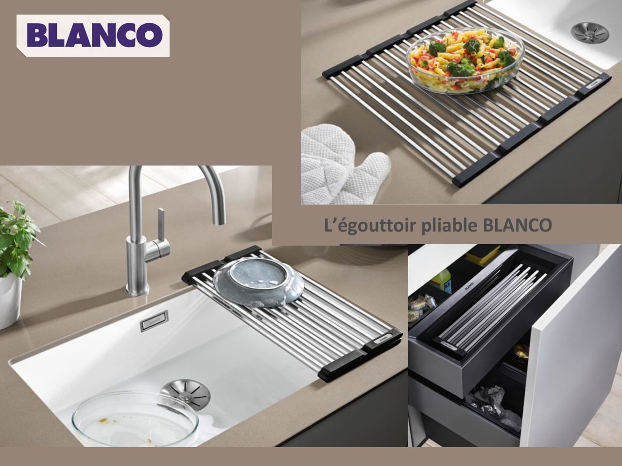 BLANCO : des accessoires pour des éviers plus fonctionnels