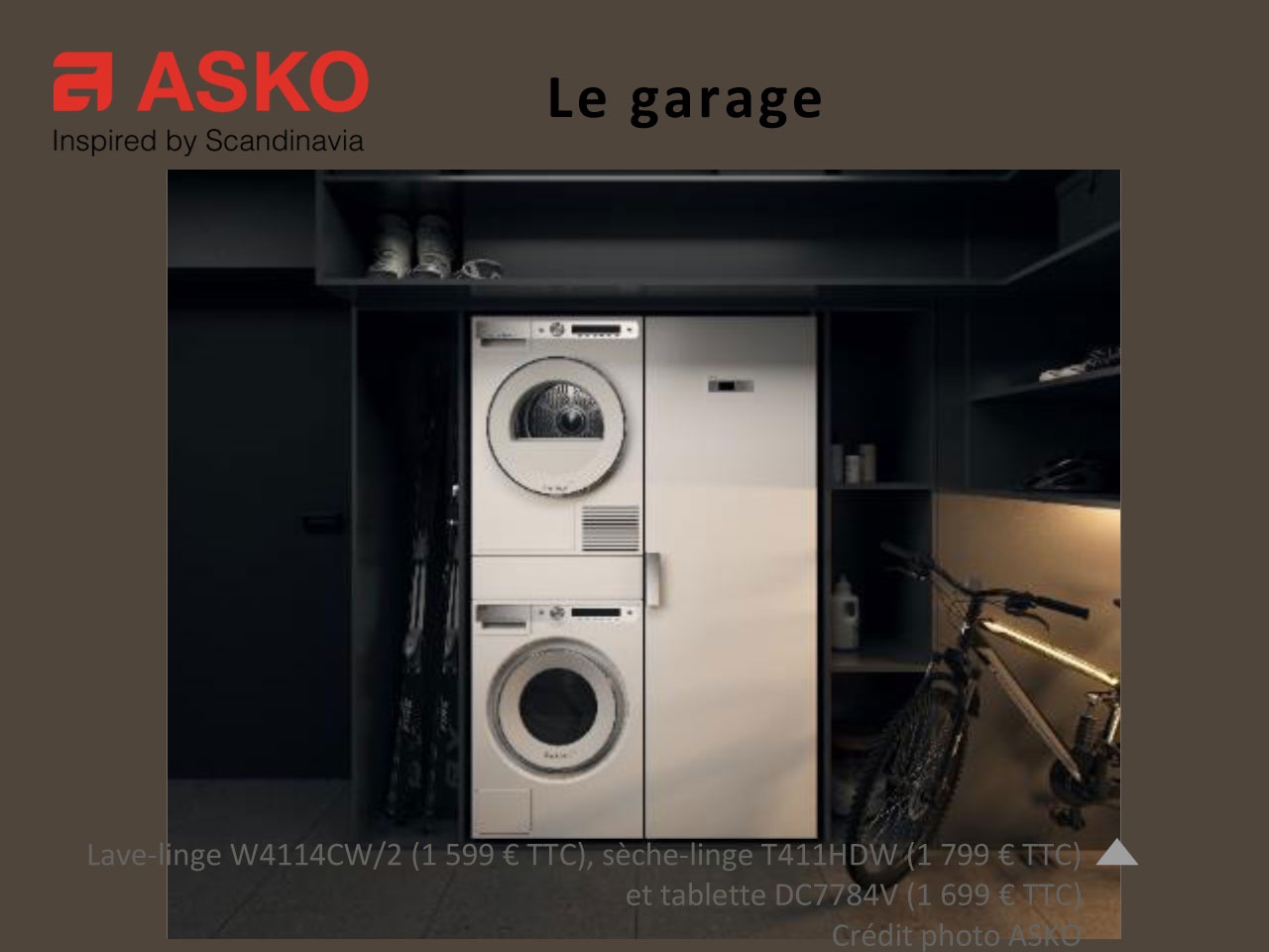 Garage, dressing, buanderie : ASKO livre son carnet d'inspirations