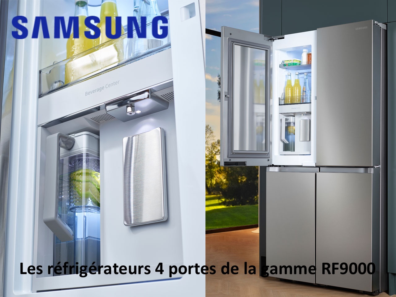 Les réfrigérateurs 4 portes de la gamme RF9000 de Samsung arrivent en  France – Samsung Newsroom France